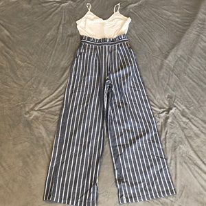 High-Waisted, Wide Leg Jumper